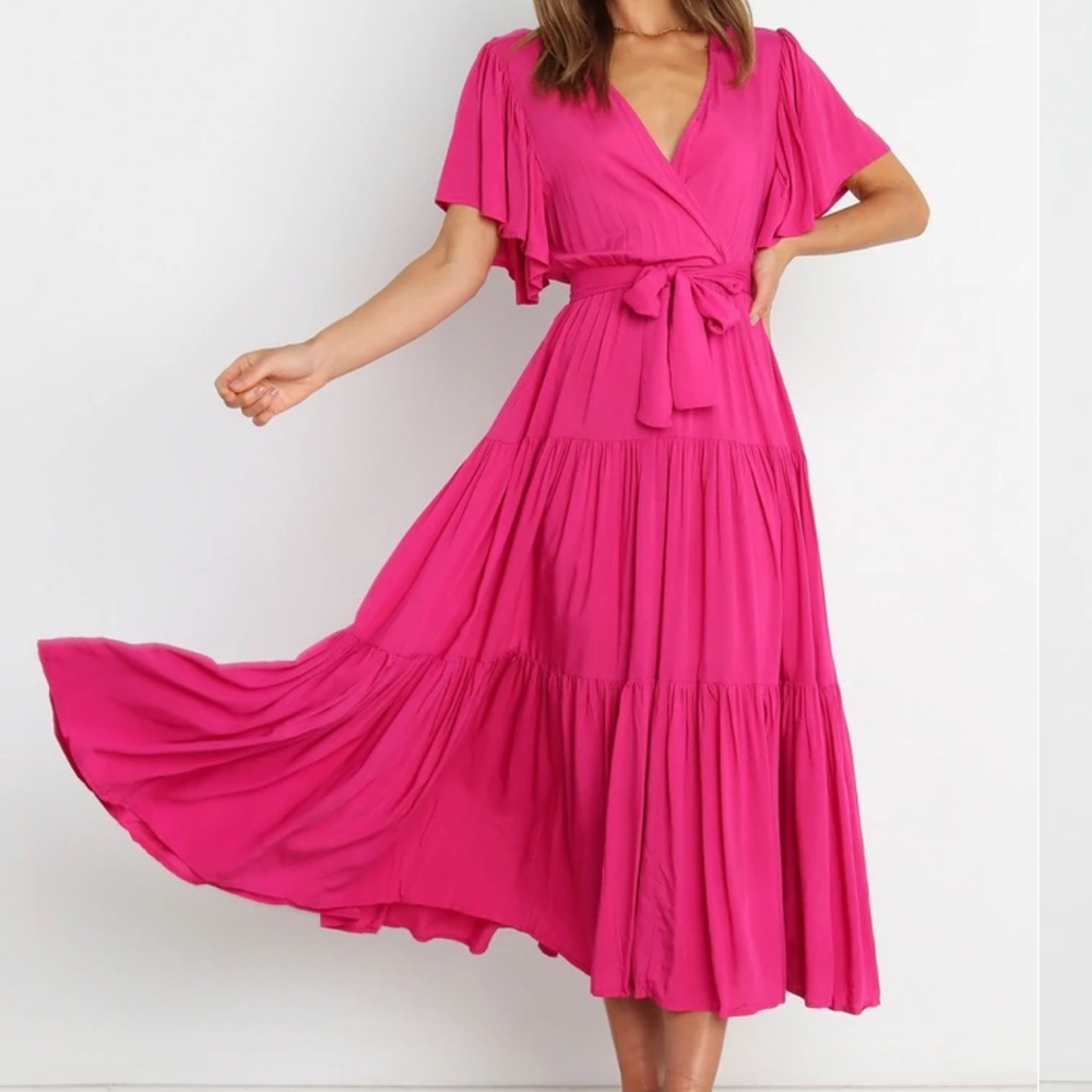 Petal and Pup Barker Dress, Pink